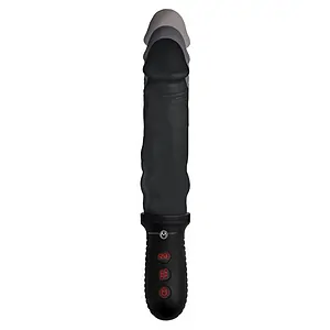 8X Auto Pounder Vibrating and Thrusting Dildo with Handle Negru pe Vibreaza.ro