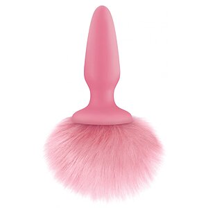 Anal Plug Bunny Tails Roz pe Vibreaza.ro