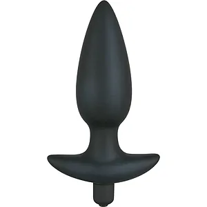 Anal Plug Cu Vibratii Black Velvet Large Negru pe Vibreaza.ro