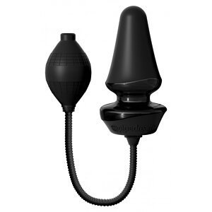 Anal Plug Inflatable Silicone Negru pe Vibreaza.ro