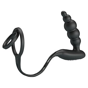 Anal Plug Pretty Love Vibration Penis Sleeve III Negru pe Vibreaza.ro