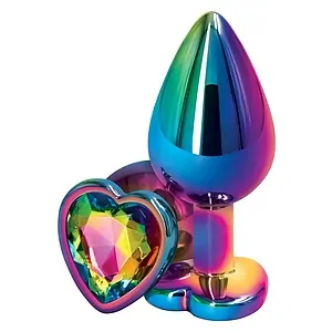 Anal Plug Rear Assets Multicolor Heart M pe Vibreaza.ro