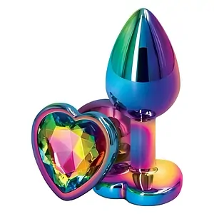 Anal Plug Rear Assets Multicolor Heart S pe Vibreaza.ro