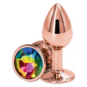 Anal Plug Rear Assets Rose Gold S Multicolor pe Vibreaza.ro