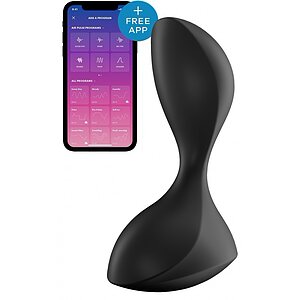 Anal Plug Satisfyer Sweet Seal Negru pe Vibreaza.ro