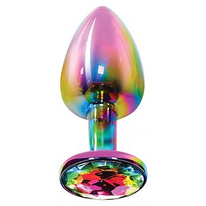 Anal Plug Twilight Jewel Medium Multicolor pe Vibreaza.ro