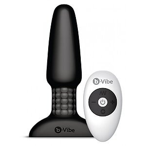 B-Vibe Anal Plug Negru pe Vibreaza.ro