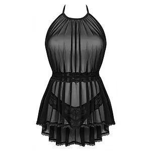 Babydoll Obsessive Serafia Negru pe Vibreaza.ro