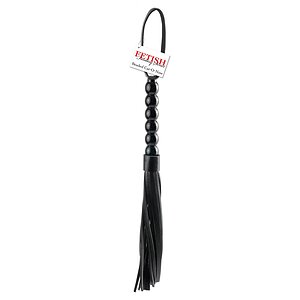 Beaded Cat-o-Nine Tails Negru pe Vibreaza.ro