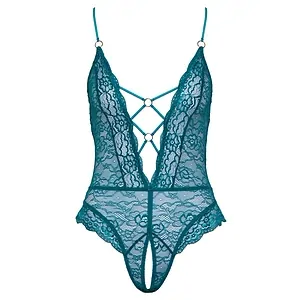 Body Decupat Cottelli Collection Fun Verde pe Vibreaza.ro