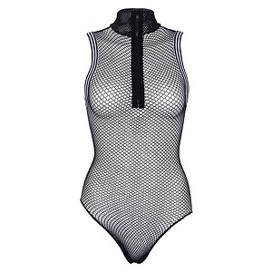 Body Leg Avenue Zip Up Fishnet Negru pe Vibreaza.ro