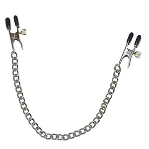 Breast Chain And Nipple Clamps SX Argintiu pe Vibreaza.ro