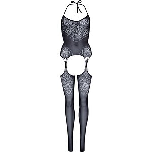 Catsuit Leg Avenue Jacquard Net pe Vibreaza.ro