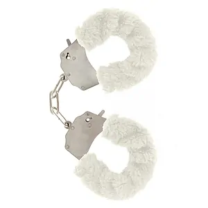 Catuse Furry Fun Cuffs Alb pe Vibreaza.ro