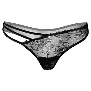 Chilot Daring Intimates Very Floral Lace Negru pe Vibreaza.ro