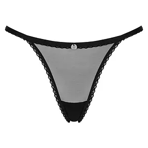 Chilot Obsessive Celia Noir Thong Negru pe Vibreaza.ro