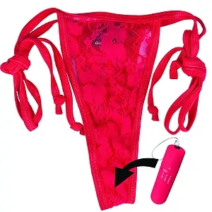 Chiloti Vibratori Remote Control Panty Vibe Rosu pe Vibreaza.ro