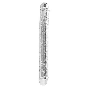 Clear Double Dildo 13 Inch Transparent pe Vibreaza.ro