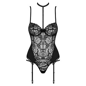 Corset Obsessive Raquelia Negru pe Vibreaza.ro