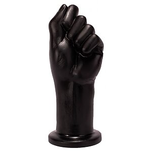 Dildo 10.2 Inch Realistic Fist Negru pe Vibreaza.ro