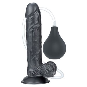 Dildo 9inch Cu Ejaculare Extreme Negru pe Vibreaza.ro