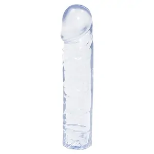 Dildo Classic 20.3cm Transparent pe Vibreaza.ro