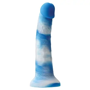 Dildo Colours Yum 8 Albastru pe Vibreaza.ro