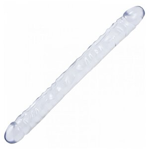 Dildo Crystal Jellies Double 18 Inch Transparent pe Vibreaza.ro