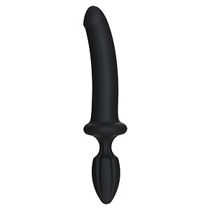 Dildo Doc Johnson Love Plug Negru pe Vibreaza.ro