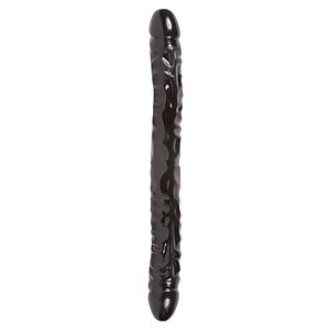 Dildo Double Header Veined Negru pe Vibreaza.ro