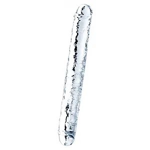 Dildo Dublu 12inch Flawless Transparent pe Vibreaza.ro