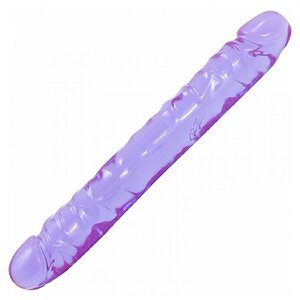 Dildo Dublu Jr. Crystal Jellies Mov pe Vibreaza.ro