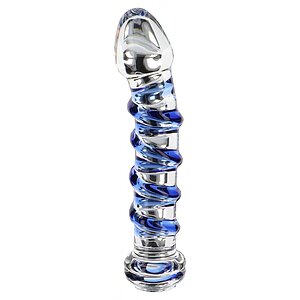 Dildo Glass Worxx Punct G Gemstone Transparent pe Vibreaza.ro