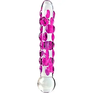 Dildo Icicles Hand Blown Glass Transparent pe Vibreaza.ro