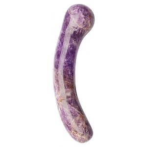 Dildo Pure Amethist Curved Mov pe Vibreaza.ro