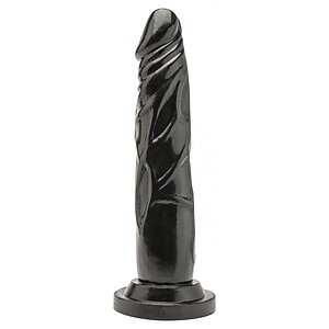 Dildo Realistic 18cm Dong Negru pe Vibreaza.ro