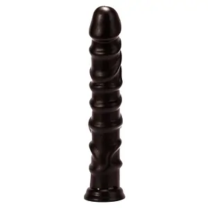 Dildo Realistic Kerwins Penis X-Men 12.2 inch Negru pe Vibreaza.ro