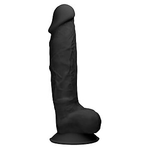 Dildo Realrock Ultra Silicone Negru pe Vibreaza.ro