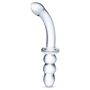 Dildo Ribbed Punctul G Transparent pe Vibreaza.ro