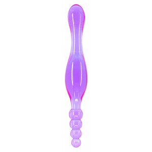 Dildo Smoothy Prober Clear Lavender Mov pe Vibreaza.ro