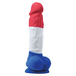 Dildo Tricolor 5 Inch Multicolor pe Vibreaza.ro