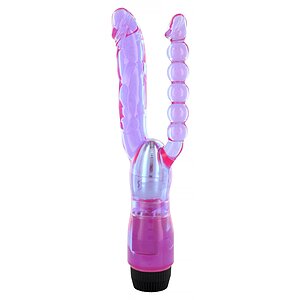 Double Vibrator Seven Creations Mov pe Vibreaza.ro