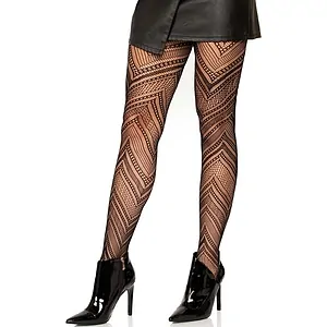 Dresuri Leg Avenue Chevron Net Negru pe Vibreaza.ro