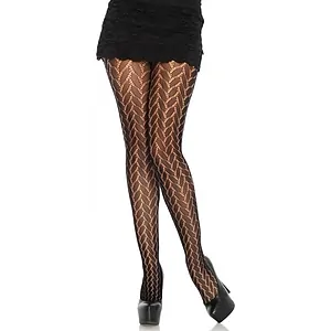 Dresuri Leg Avenue Plaited Lace Negru pe Vibreaza.ro