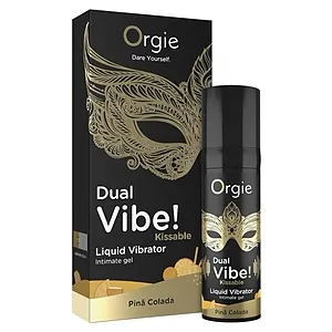 Dual Vibe Pina Colada Kissable Liquid Vibrator pe Vibreaza.ro