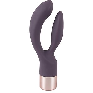 Elegant Vibrator Double Vibe Mov pe Vibreaza.ro