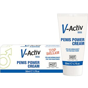 Erectie Prelungita Crema V-Activ Penis Power pe Vibreaza.ro