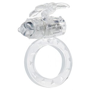 Inel Penis Cu Vibratii Flutter-Ring Transparent pe Vibreaza.ro