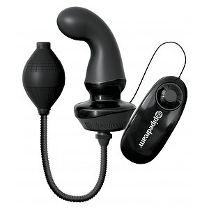 Inflatable P-Spot Massager Negru pe Vibreaza.ro