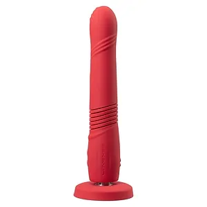 Lovense Gravity Thrusting Dildo Rosu pe Vibreaza.ro